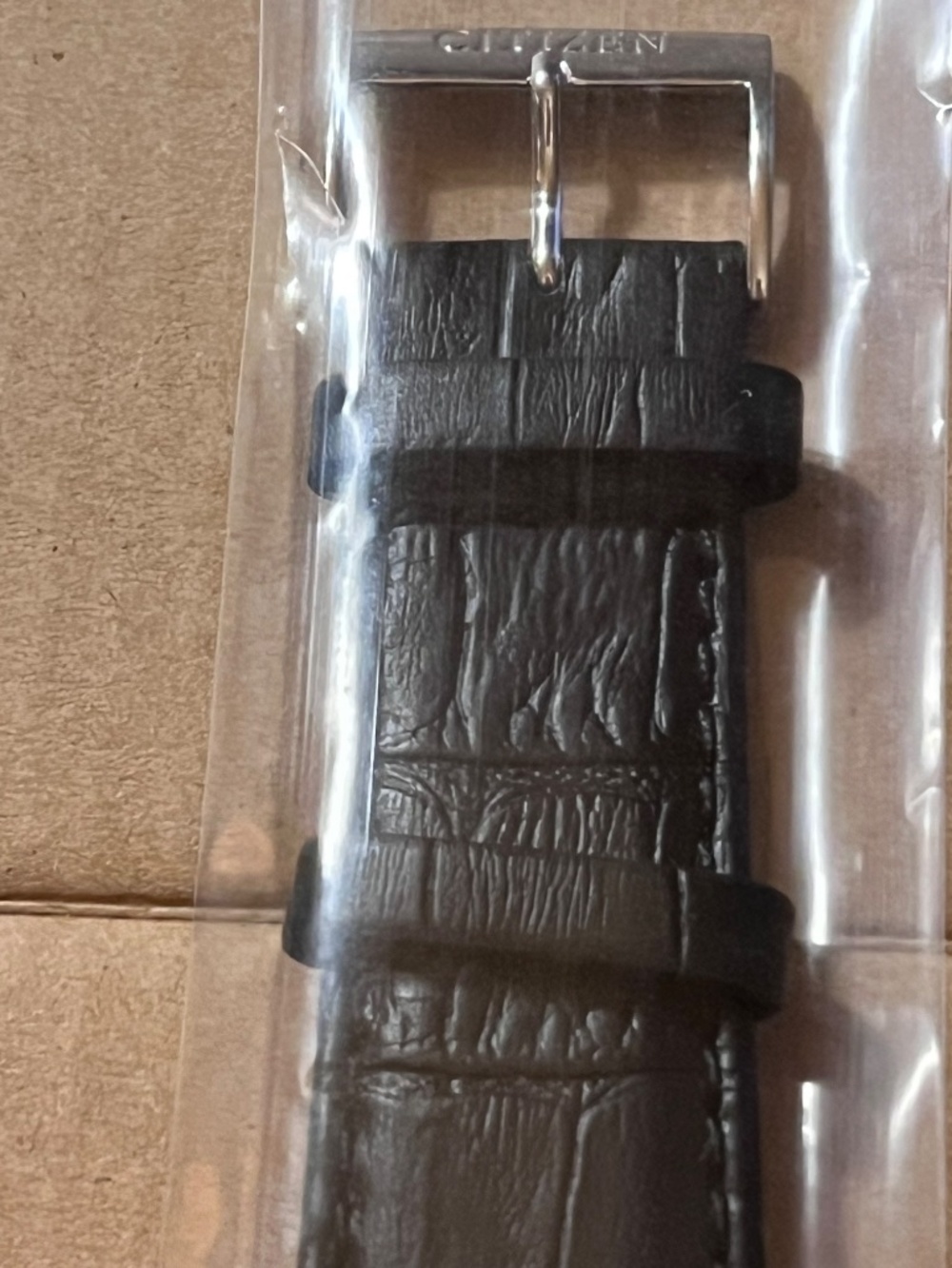 Genuine Citizen Watch Band 59-R50308 Black Leather Strap 23mm - NWT Just Strap